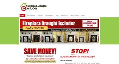 Desktop Screenshot of fireplacedraughtexcluder.com
